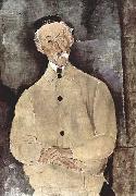 Amedeo Modigliani Portrat des Monsieur Lepoutre France oil painting artist